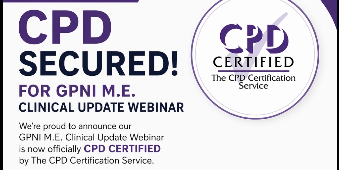 M.E. Webinar CPD Certified 